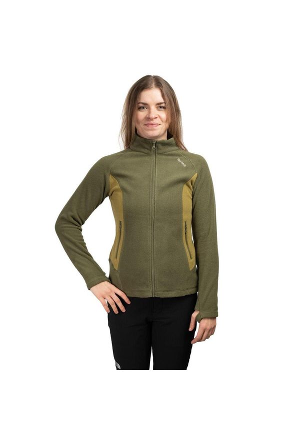 Bluza trekkingowa damska Naturehike Fleece CYY2441FS060 m. Kolor: zielony, wielokolorowy, żółty