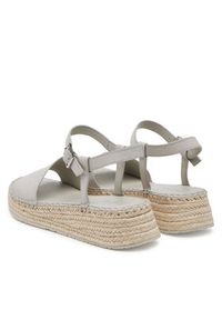 Calvin Klein Espadryle Wedge Rope Sandal Lth HW0HW02546 Biały. Kolor: biały. Materiał: skóra #6