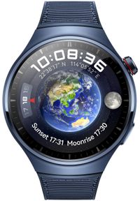 HUAWEI - Smartwatch Huawei Watch 4 Pro Blue Edition. Rodzaj zegarka: smartwatch. Materiał: materiał, skóra. Styl: retro, klasyczny, elegancki, sportowy #5