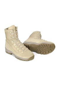 MEINDL - Buty trekkingowe pustynne Meindl Desert Fox. Kolor: beżowy, żółty. Styl: sportowy. Sport: turystyka piesza