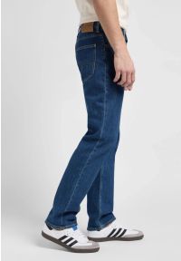 Lee - MESKIE SPODNIE JEANSOWE LEE BROOKLYN STRAIGHT MID STONEWASH 112144036 #5