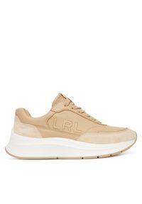 Lauren Ralph Lauren - LAUREN RALPH LAUREN Sneakersy 802974376001 Beżowy. Kolor: beżowy. Materiał: skóra #1