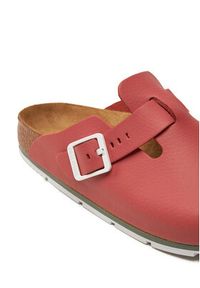 Birkenstock Klapki Boston Pro Le 1026241 Czerwony. Kolor: czerwony. Materiał: skóra