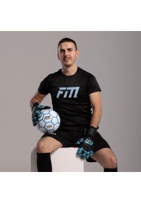 FOOTBALL MASTERS - Rękawice bramkarskie Invictus X Training. Kolor: czarny, niebieski, wielokolorowy. Sport: piłka nożna