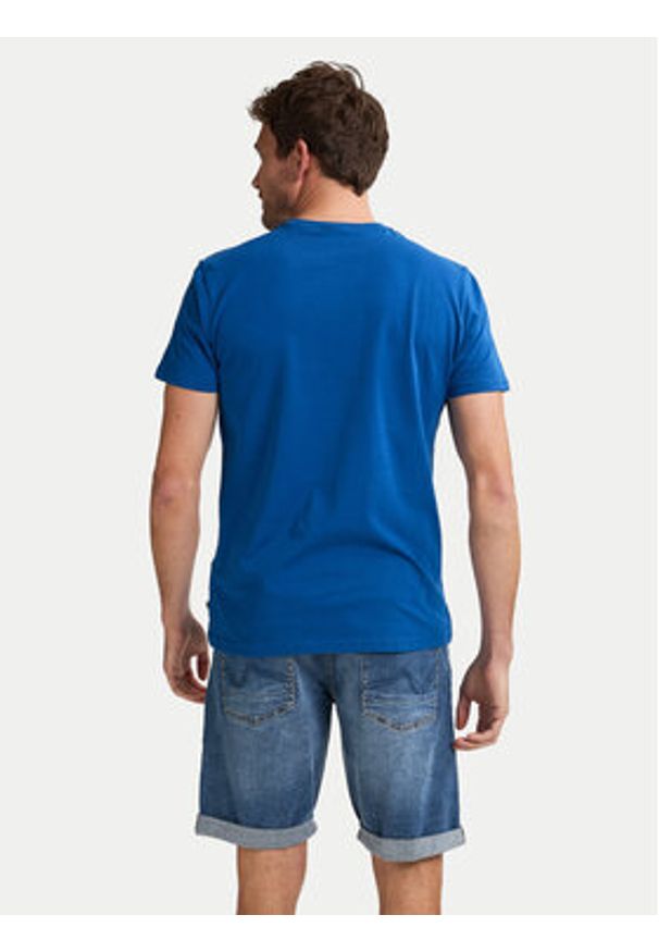 Petrol Industries T-Shirt M-1050-TSR600 Niebieski Regular Fit. Kolor: niebieski. Materiał: bawełna