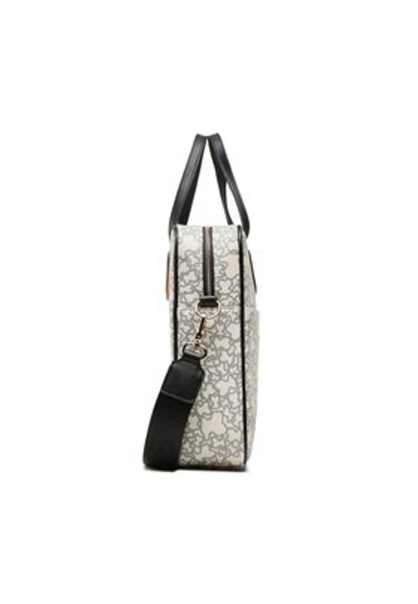 Tous - TOUS Torba na laptopa Maletin K Mini 2001028443 Beżowy. Kolor: beżowy. Materiał: skóra