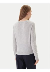 TOMMY HILFIGER - Tommy Hilfiger Sweter WW0WW47470 Szary Regular Fit. Kolor: szary. Materiał: wełna