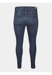Vero Moda Curve Jeansy Phia 10285012 Granatowy Skinny Fit. Kolor: niebieski