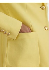 Lauren Ralph Lauren - LAUREN RALPH LAUREN Marynarka 200797305031 Żółty Slim Fit. Kolor: żółty. Materiał: bawełna #6