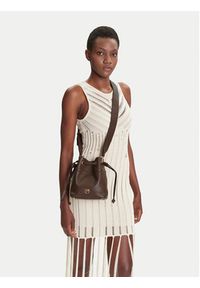 Pinko - PINKO Torebka Secchiello Mini Al 25-26 104303 A0QO Brązowy. Kolor: brązowy. Materiał: skórzane #4