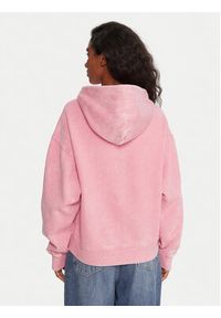 Tommy Jeans Bluza DW0DW21609 Różowy Boxy Fit. Kolor: różowy. Materiał: bawełna