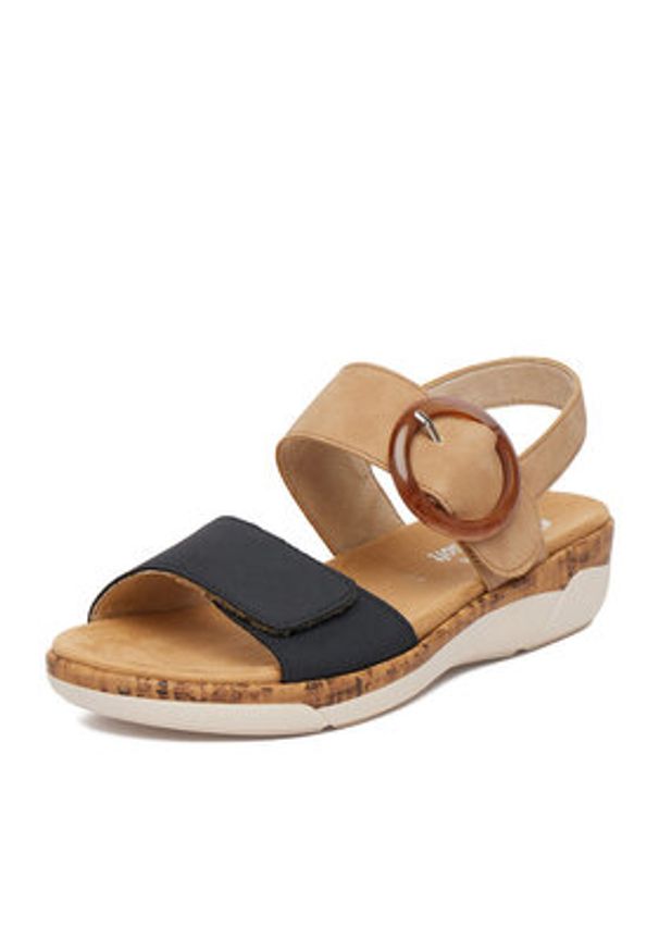 Remonte Sandały CEO-R6853-60 Beżowy. Kolor: beżowy. Materiał: skóra, syntetyk