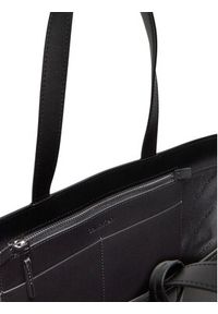 Calvin Klein Torebka Ck Mixmedia Shopper_Raffia K60K613167 Czarny. Kolor: czarny. Materiał: skórzane #5