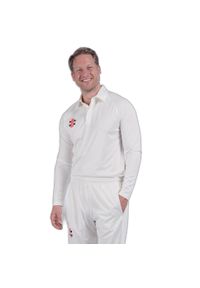 GRAY-NICOLLS - Koszulka polo z długim rękawem Gray-Nicolls Matrix V2. Typ kołnierza: polo. Kolor: biały. Długość rękawa: długi rękaw. Długość: długie #2