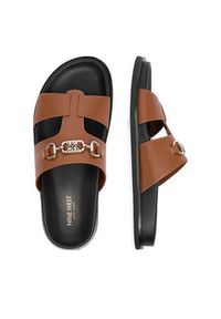 Nine West Klapki CEO-JDNW-05 Brązowy. Kolor: brązowy. Materiał: skóra #8