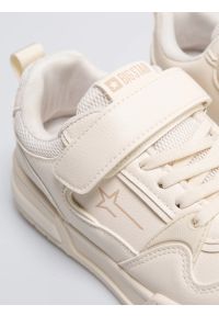 Big-Star - Sneakersy damskie beżowe RR374051 801. Okazja: na co dzień. Zapięcie: rzepy. Kolor: beżowy. Materiał: materiał #6