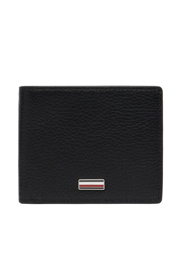 TOMMY HILFIGER - Tommy Hilfiger Portfel Th Central Mini Cc Wallet AM0AM14495 Czarny. Kolor: czarny. Materiał: skóra