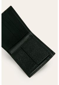 Armani Exchange - Portfel skórzany. Kolor: czarny. Materiał: skóra. Wzór: gładki #2