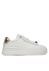 Replay - REPLAY Sneakersy GWZ4N .000.C0023L Biały. Kolor: biały. Materiał: skóra