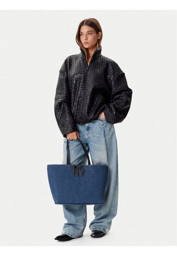 DKNY Torebka R52ADJ38 Niebieski. Kolor: niebieski