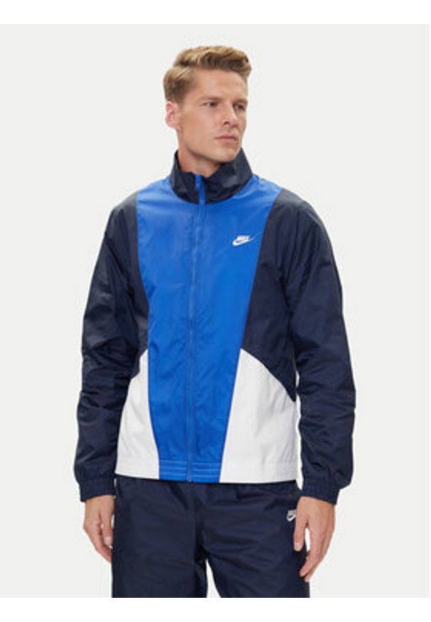 Nike Dres Club HJ1985 Granatowy Relaxed Fit. Kolor: niebieski. Materiał: syntetyk