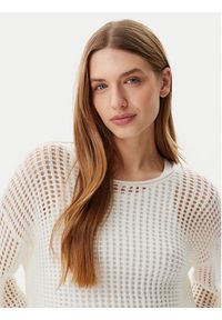 Vans Sweter Mila VN000M9H Écru Loose Fit. Kolor: kremowy. Materiał: bawełna #2