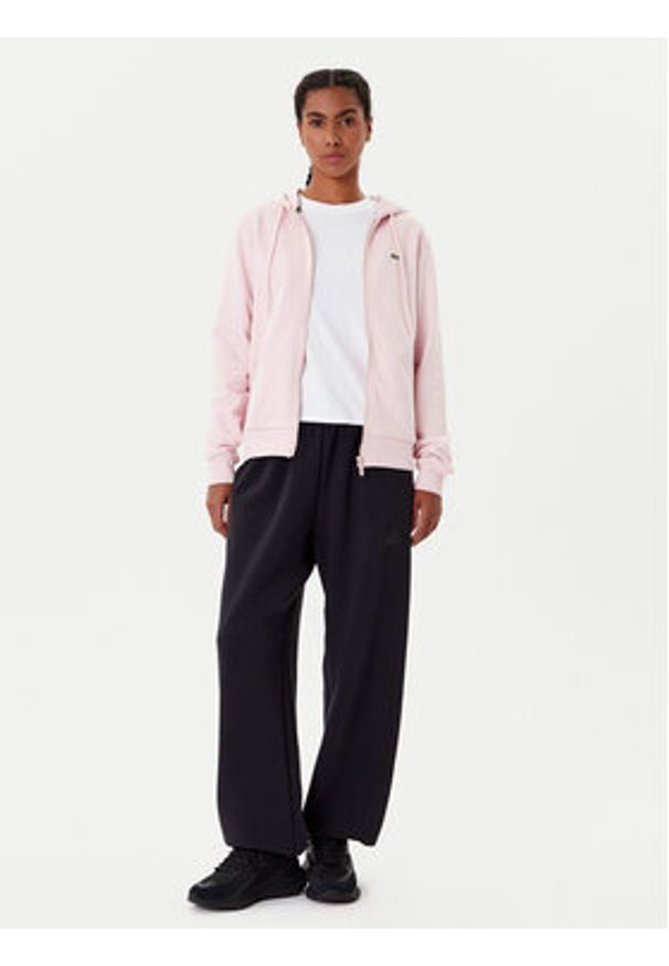 Lacoste Bluza SF5256 Różowy Regular Fit. Kolor: różowy. Materiał: bawełna