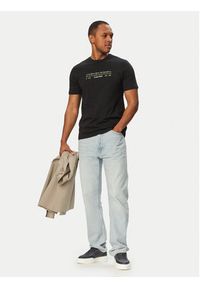 Calvin Klein Jeans T-Shirt SS 30s EU LV04RG800G Czarny Regular Fit. Kolor: czarny. Materiał: bawełna #5