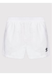 Adidas - adidas Szorty sportowe HC2047 Biały Regular Fit. Kolor: biały. Materiał: bawełna #5
