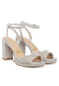 Aldo Sandały Alluring 13918870 Srebrny. Kolor: srebrny. Materiał: skóra #6