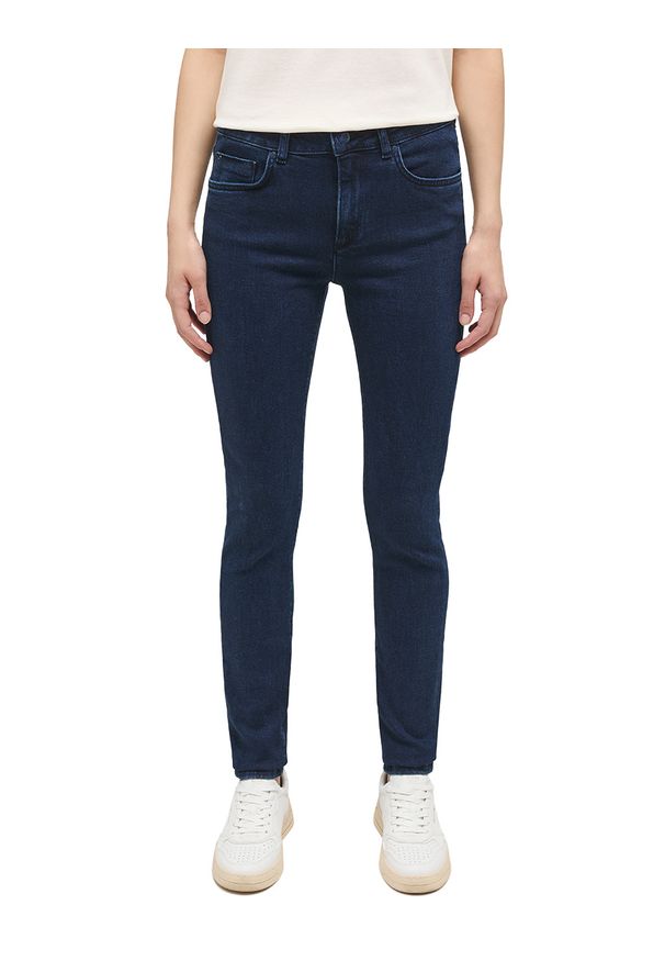 Damskie Spodnie Jeansowe Mustang Style Shelby Skinny Denim Blue 1014342 5000 702