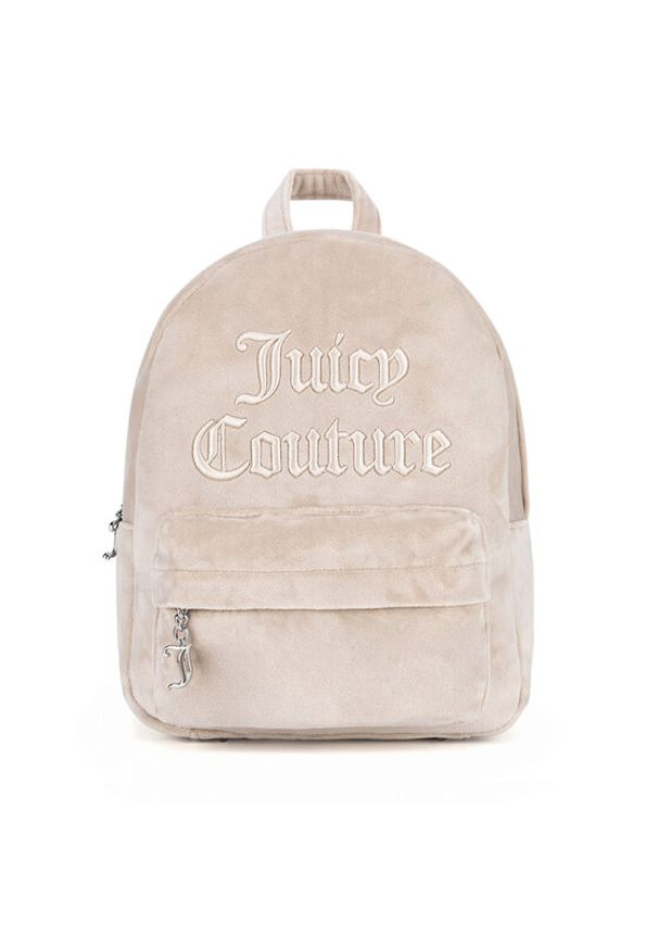 Juicy Couture Plecak BIJXT8702WPO Beżowy. Kolor: beżowy. Materiał: materiał, poliester