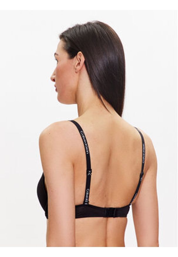 Calvin Klein Underwear Biustonosz push-up 000QF7220E Czarny. Kolor: czarny. Materiał: bawełna. Rodzaj stanika: push-up