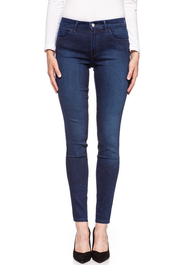 Wrangler - WRANGLER H RISE SKINNY SUB B W27HX786N. Stan: podwyższony