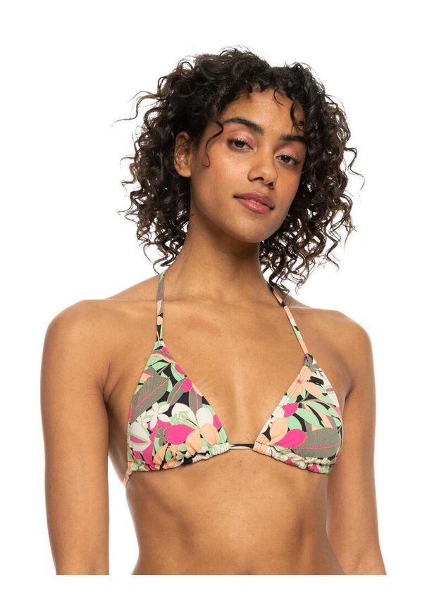Roxy - Top bikini tiki tri dla Kobiety PRINTED BEACH CLASSICS Czarny. Kolor: czarny. Materiał: nylon, elastan, materiał