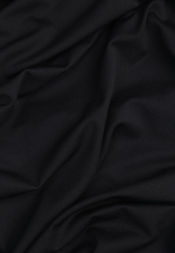 Renee - Czarna Sukienka Elegancka z Drapowaniem i Siateczką z Dekoltem Łódką Phelerin. Typ kołnierza: dekolt w łódkę. Kolor: czarny. Typ sukienki: proste. Styl: elegancki