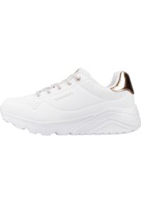 skechers - Tenisówki Skechers Model Uno Lite-metallic Mo Kolor Biały. Kolor: biały. Materiał: syntetyk, tkanina, materiał. Sport: turystyka piesza