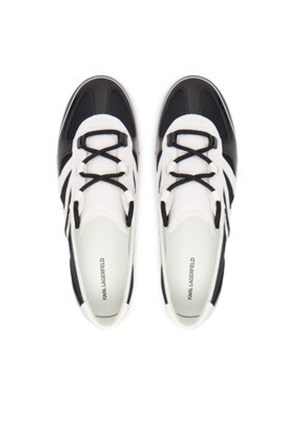 Karl Lagerfeld - KARL LAGERFELD Sneakersy Altia KL66126 Czarny. Kolor: czarny. Materiał: skóra