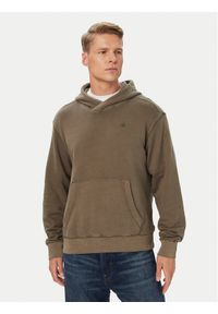 G-Star RAW - G-Star Raw Bluza Unit D30662 D969 Brązowy ciemny Regular Fit. Kolor: brązowy. Materiał: bawełna #1