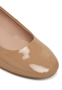 ecco - ECCO Czółenka Liva 25060301084 Beżowy. Kolor: beżowy. Materiał: skóra #3