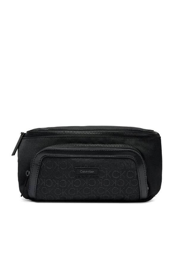 Calvin Klein Saszetka nerka Ck Remote Waistbag Mono K50K512106 Czarny. Kolor: czarny. Materiał: materiał