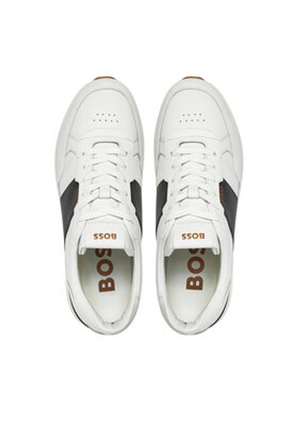 BOSS - Boss Sneakersy Jace Runn 50512264 Biały. Kolor: biały. Materiał: materiał