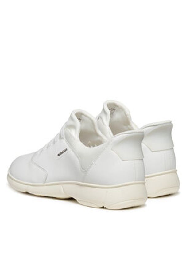 Geox Sneakersy D Nebula 2.0 Plus D568EA 08514 C1000 Biały. Kolor: biały. Materiał: skóra