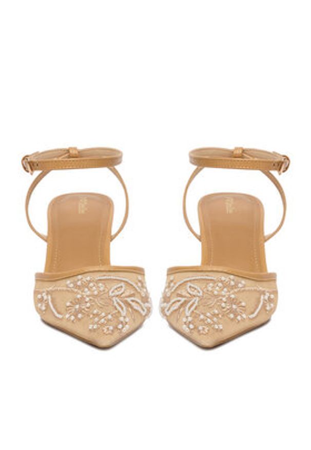 DeeZee Czółenka CEO-CD25-09-3 Beżowy. Kolor: beżowy. Materiał: materiał