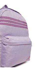 Adidas - adidas Plecak Classic 3-Stripes Horizontal JZ3322 Fioletowy. Kolor: fioletowy. Materiał: materiał #4