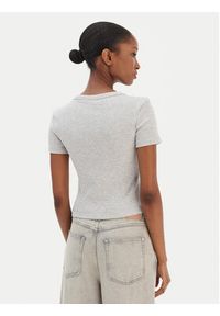 Guess T-Shirt W6RI22 KA0H1 Szary Slim Fit. Kolor: szary. Materiał: bawełna #4