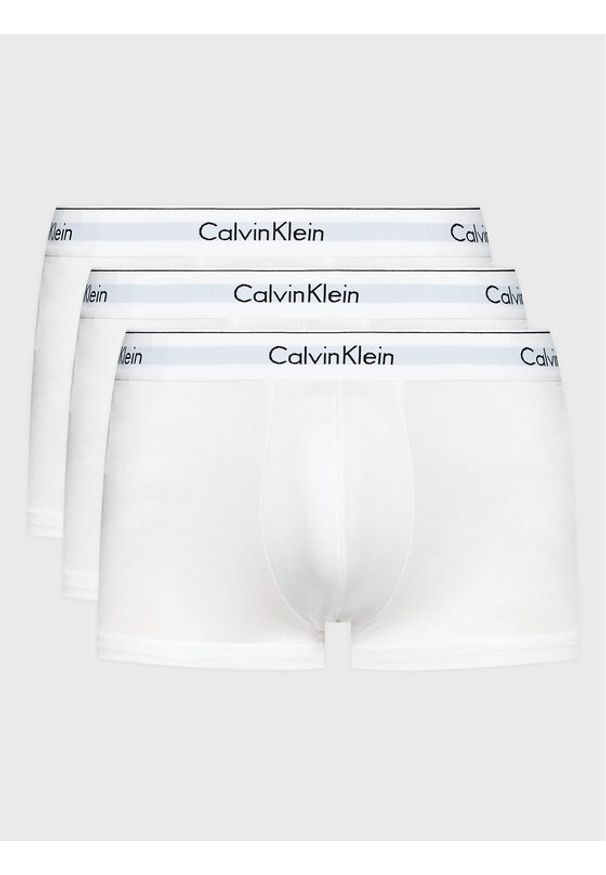 Calvin Klein Underwear Komplet 3 par bokserek 000NB2380A Biały. Kolor: biały. Materiał: bawełna