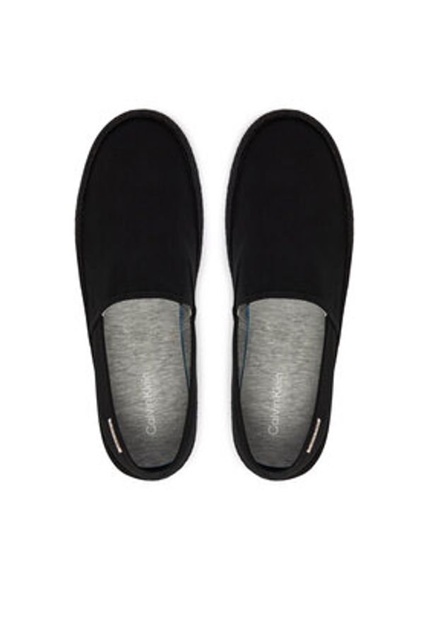 Calvin Klein Espadryle Javi HM0HM02076 Czarny. Kolor: czarny. Materiał: materiał
