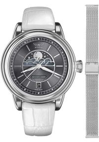 AVIATOR - Zegarek damski Aviator V.1.33.0.254.4.WM-SET srebrny. Kolor: srebrny #1