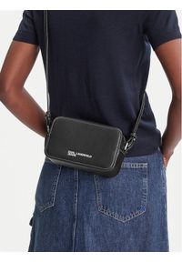 Karl Lagerfeld Jeans Torebka A3W30012 Czarny. Kolor: czarny. Materiał: skórzane #1